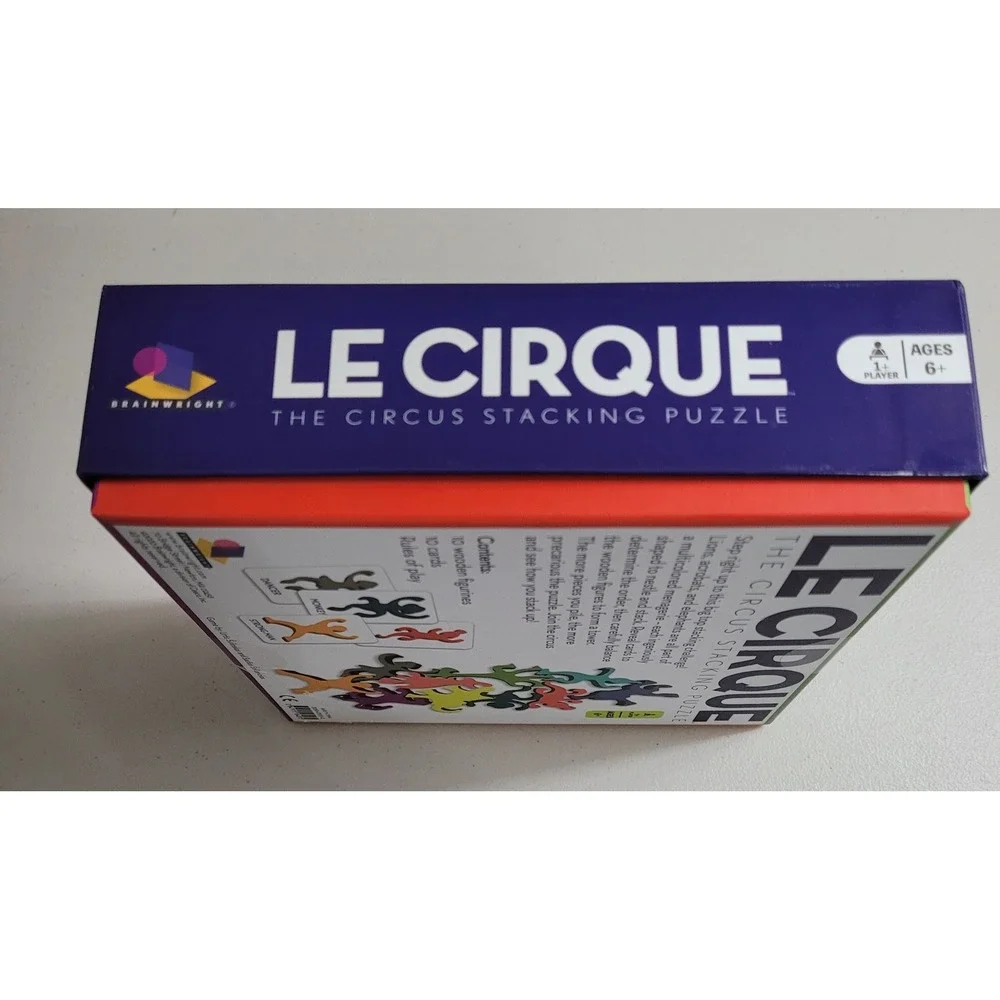 Brainwright Le Cirque Circus Stacking Puzzle Kids Unisex New Wooden Balance Game